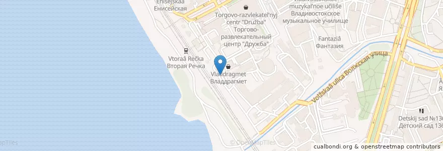 Mapa de ubicacion de BENZO АЗС №4 en Rusia, Дальневосточный Федеральный Округ, Приморский Край, Владивостокский Городской Округ.