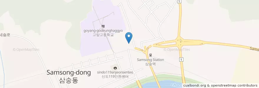 Mapa de ubicacion de 보람의원 en Corea Del Sur, Gyeonggi, 고양시, 덕양구.