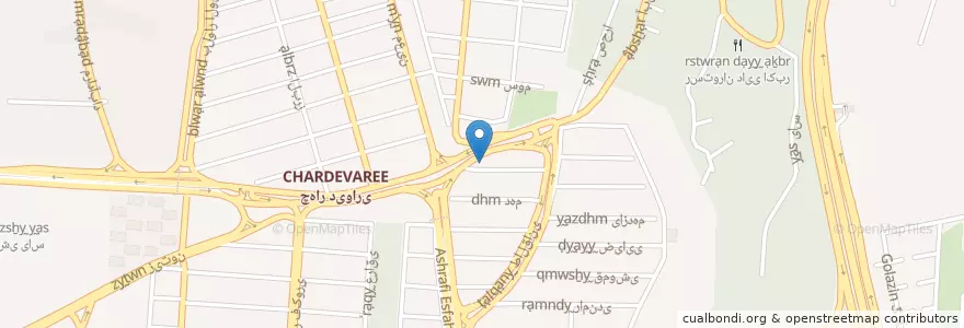 Mapa de ubicacion de فست فود آتی en Iran, Téhéran, شهرستان شمیرانات, Téhéran, بخش رودبار قصران.