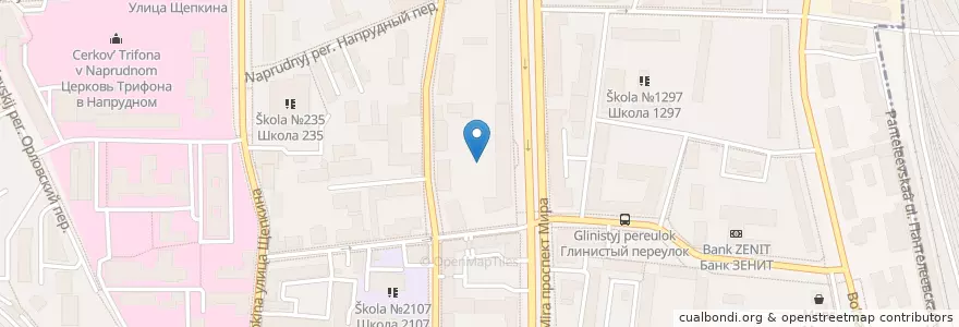 Mapa de ubicacion de Стом 1 en Russia, Distretto Federale Centrale, Москва, Центральный Административный Округ, Мещанский Район.