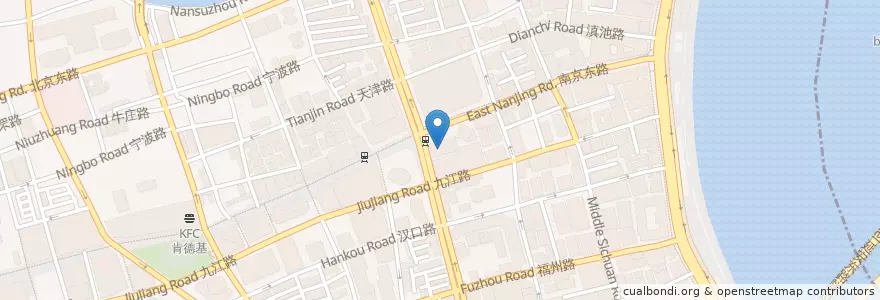 Mapa de ubicacion de Tairyo tepanyaki en Chine, Shanghai, District De Huangpu.