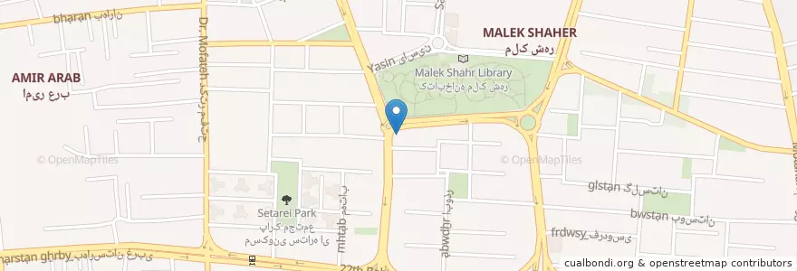 Mapa de ubicacion de اداره پست ملک شهر en İran, İsfahan Eyaleti, شهرستان اصفهان, بخش مرکزی شهرستان اصفهان, اصفهان.