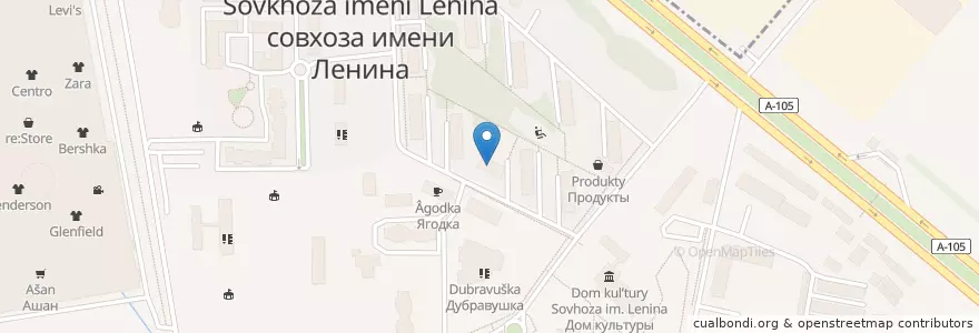 Mapa de ubicacion de Школа искусств "Перспектива" en Rússia, Distrito Federal Central, Oblast De Moscou, Ленинский Городской Округ.