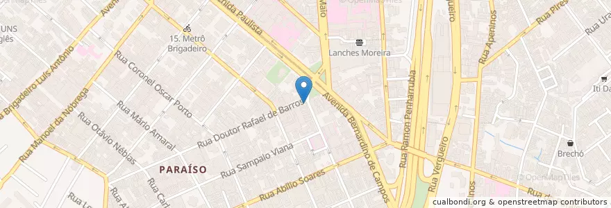 Mapa de ubicacion de Ragazzo Express en Бразилия, Юго-Восточный Регион, Сан-Паулу, Região Geográfica Intermediária De São Paulo, Região Metropolitana De São Paulo, Região Imediata De São Paulo, Сан-Паулу.