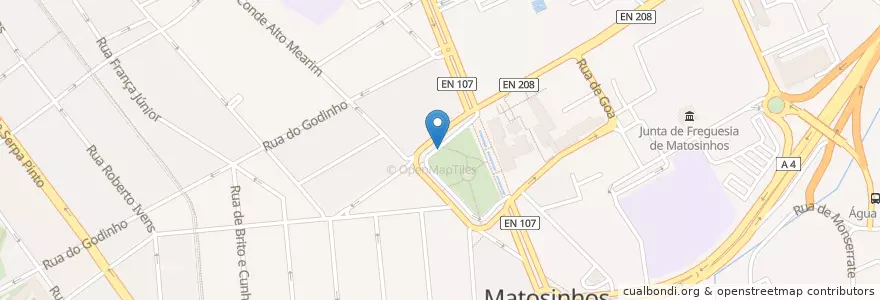 Mapa de ubicacion de Parque Taxis Matosinhos en Portugal, Nord, Área Metropolitana Do Porto, Porto, Matosinhos, Matosinhos E Leça Da Palmeira.