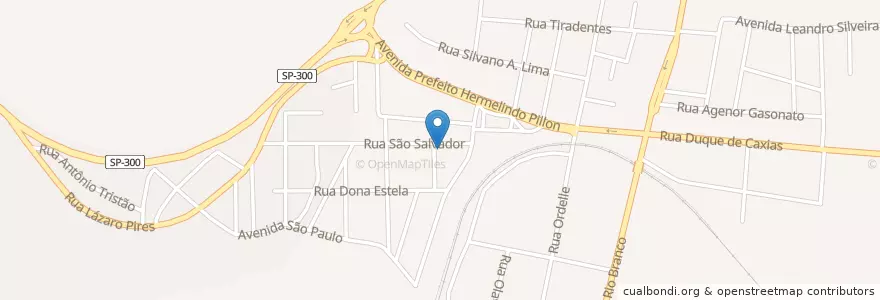Mapa de ubicacion de Assembléia de Deus Ministério Belém en Бразилия, Юго-Восточный Регион, Сан-Паулу, Região Geográfica Intermediária De Campinas, Região Imediata De Piracicaba, Laranjal Paulista.