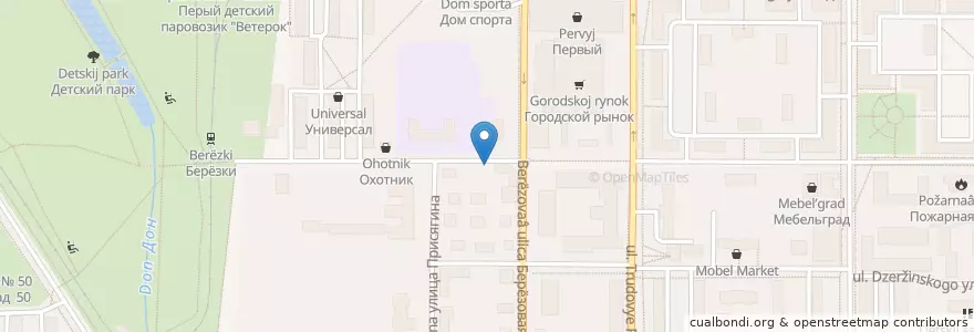 Mapa de ubicacion de street food en Rusya Federasyonu, Центральный Федеральный Округ, Тульская Область, Городской Округ Новомосковск.