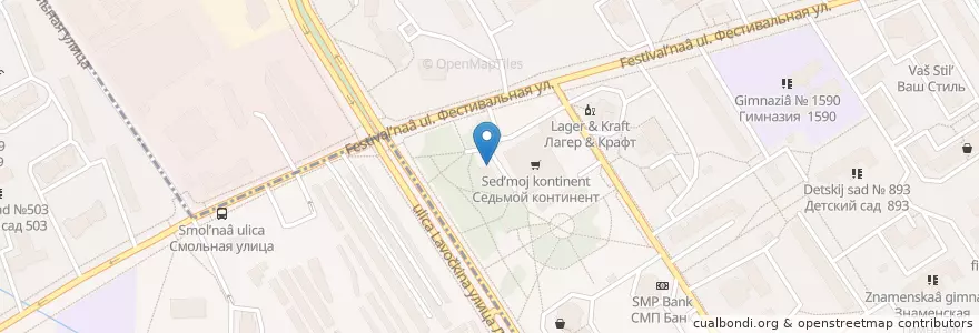 Mapa de ubicacion de Шаурма en Russia, Distretto Federale Centrale, Москва, Северный Административный Округ, Район Ховрино.