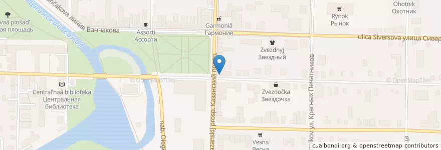 Mapa de ubicacion de Музыкальная школа en Rusia, Distrito Federal Central, Óblast De Tver, Вышневолоцкий Городской Округ.