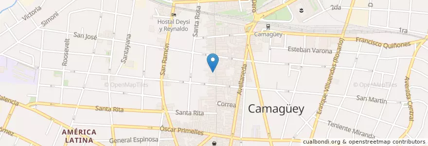Mapa de ubicacion de SPORT BAR en كوبا, Camagüey, Camagüey, Ciudad De Camagüey.