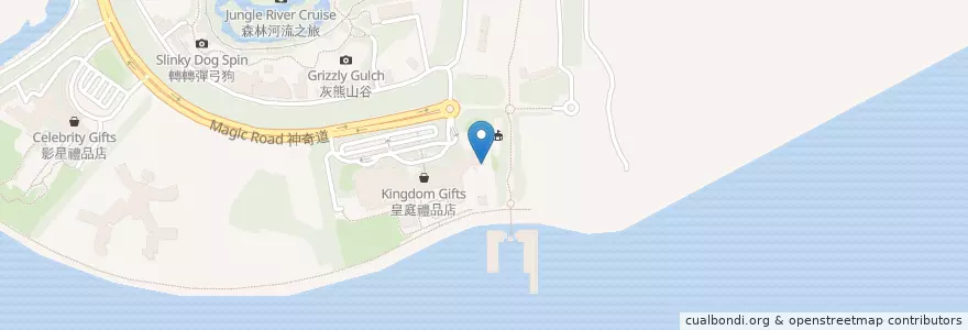 Mapa de ubicacion de 海風吧 Sea Breeze Bar en چین, هنگ‌کنگ, گوانگ‌دونگ, 新界 New Territories, 離島區 Islands District.