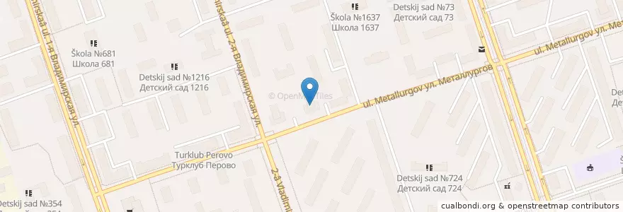 Mapa de ubicacion de Почта Банк en Rusya Federasyonu, Центральный Федеральный Округ, Москва, Восточный Административный Округ.