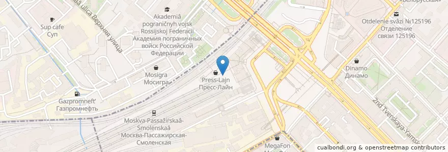 Mapa de ubicacion de Wow!кофе en 俄罗斯/俄羅斯, Центральный Федеральный Округ, Москва, Центральный Административный Округ, Тверской Район.