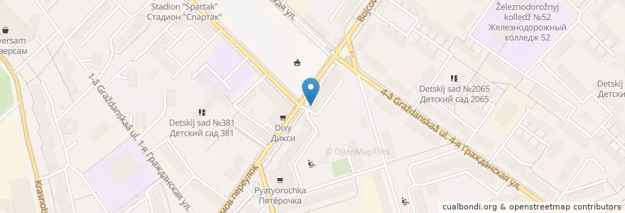 Mapa de ubicacion de Хорошая Аптека en Rusland, Centraal Federaal District, Moskou, Восточный Административный Округ, Район Богородское.