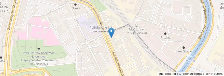 Mapa de ubicacion de История en Russland, Föderationskreis Zentralrussland, Moskau, Zentraler Verwaltungsbezirk, Таганский Район.