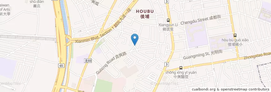 Mapa de ubicacion de 隨緣素食 en Taiwan, 新北市, 板橋區.