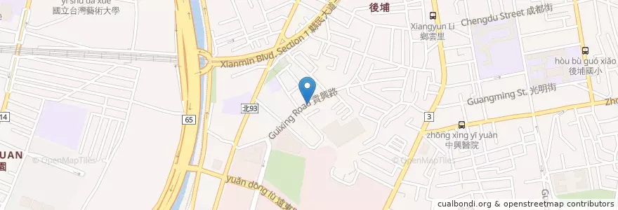 Mapa de ubicacion de 麥味登 en Taiwan, Nuova Taipei, Distretto Di Banqiao.