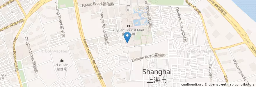 Mapa de ubicacion de McDonald's en Китай, Шанхай, Хуанпу.