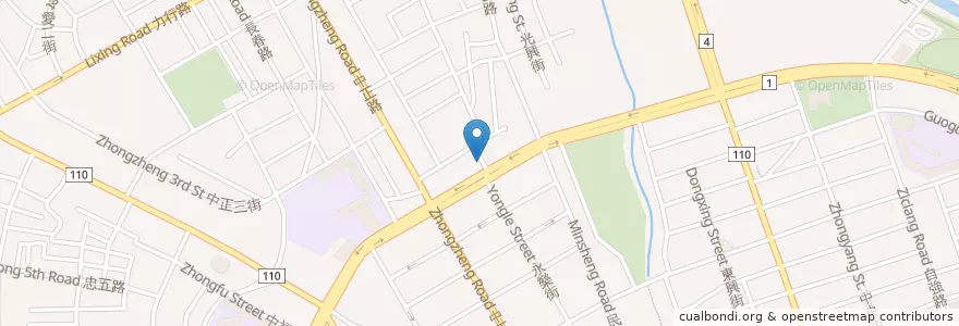 Mapa de ubicacion de 固得租車 en Tayvan, 桃園市, 桃園區.