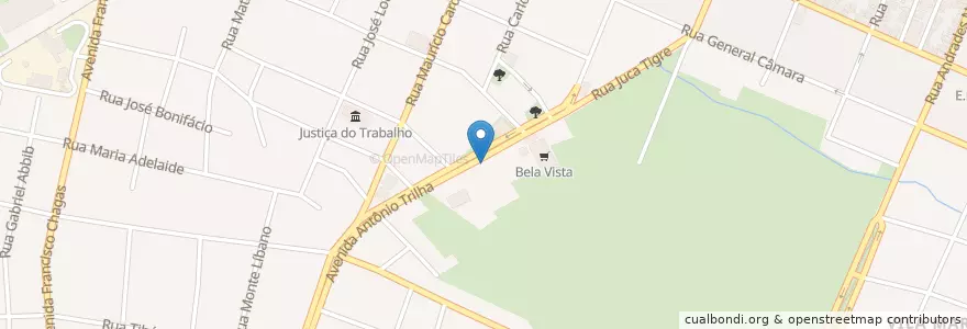 Mapa de ubicacion de Biblioteca da Unipampa en 巴西, 南部, 南里奥格兰德, Região Geográfica Intermediária De Santa Maria, Região Geográfica Imediata De São Gabriel - Caçapava Do Sul, São Gabriel.