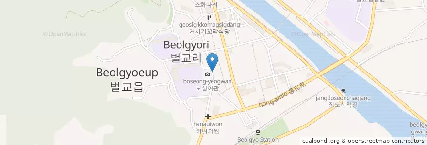 Mapa de ubicacion de 국일식당 en 韩国/南韓, 全羅南道, 寶城郡.