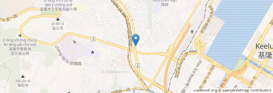 Mapa de ubicacion de 紅豆坊 en 台湾, 台湾省, 基隆市, 中山区.