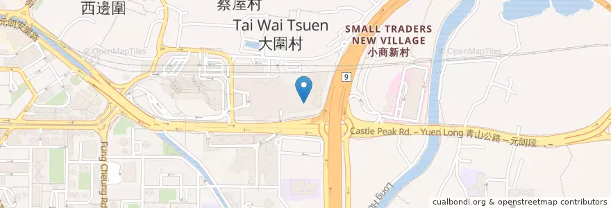 Mapa de ubicacion de 形點 I 停車場 (C,D) en 中国, 香港, 广东省, 新界, 元朗區.