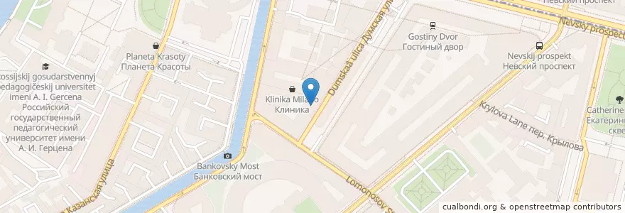Mapa de ubicacion de Дача en ロシア, 北西連邦管区, レニングラード州, サンクト ペテルブルク, Центральный Район, Округ № 78.