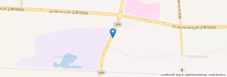 Mapa de ubicacion de 同仁堂(新城药店) en الصين, بكين, خبي, 通州区 / Tongzhou.