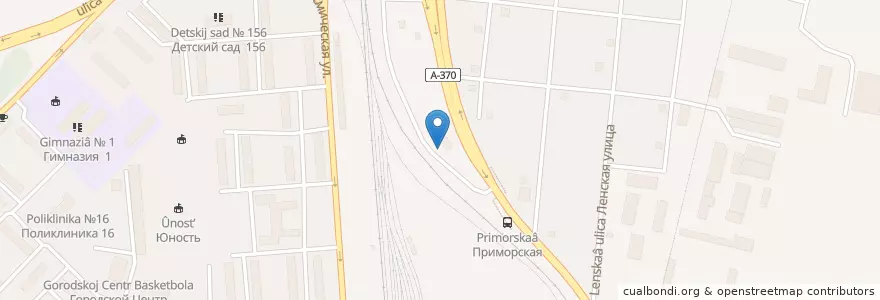Mapa de ubicacion de ТК-Сервис en Россия, Дальневосточный Федеральный Округ, Хабаровский Край, Городской Округ Хабаровск.