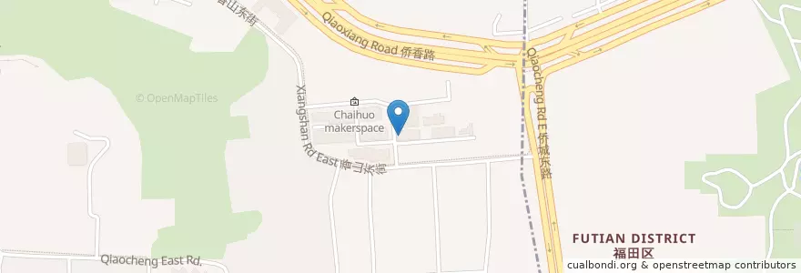 Mapa de ubicacion de Public toilet en China, Guangdong, Shenzhen, 南山区, 沙河街道.