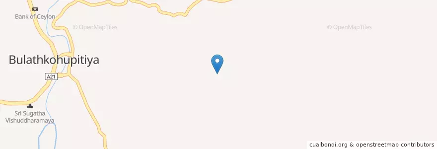 Mapa de ubicacion de ケーガッラ県 en スリランカ, サバラガムワ州, ケーガッラ県.