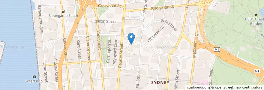 Mapa de ubicacion de Little Vietnamese Food en オーストラリア, ニューサウスウェールズ, Council Of The City Of Sydney, Sydney.