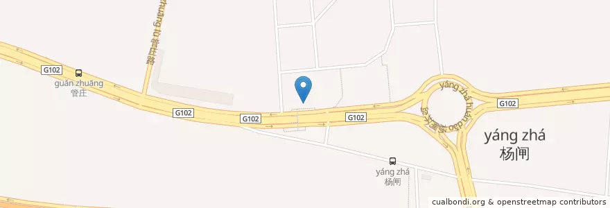 Mapa de ubicacion de 肯德基 en 중국, 베이징시, 허베이성, 朝阳区 / Chaoyang.