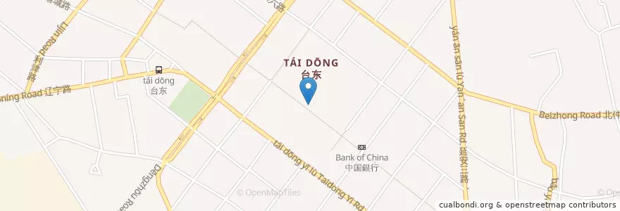 Mapa de ubicacion de YATOO!鸭途 en الصين, شاندونغ, مدينة تشينغداو, 市北区 (Shibei).