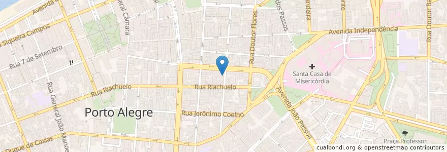 Mapa de ubicacion de Dog's Tufão en Brezilya, Güney Bölgesi, Rio Grande Do Sul, Região Metropolitana De Porto Alegre, Região Geográfica Intermediária De Porto Alegre, Região Geográfica Imediata De Porto Alegre, Porto Alegre.