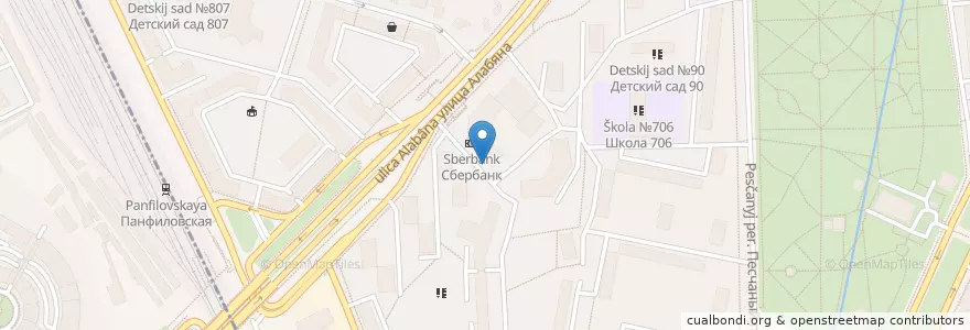 Mapa de ubicacion de Галакси Кар en Россия, Центральный Федеральный Округ, Москва, Северный Административный Округ, Район Сокол.