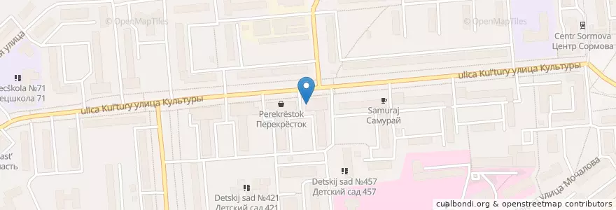 Mapa de ubicacion de Вита en Russie, District Fédéral De La Volga, Oblast De Nijni Novgorod, Городской Округ Нижний Новгород.
