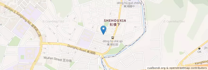 Mapa de ubicacion de 上品蔥抓餅 en 臺灣, 新北市, 臺北市.