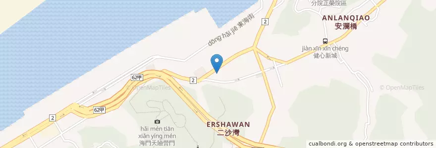 Mapa de ubicacion de 基隆市中正區圖書館 en Taiwan, Taiwan Province, Keelung, Zhongzheng.