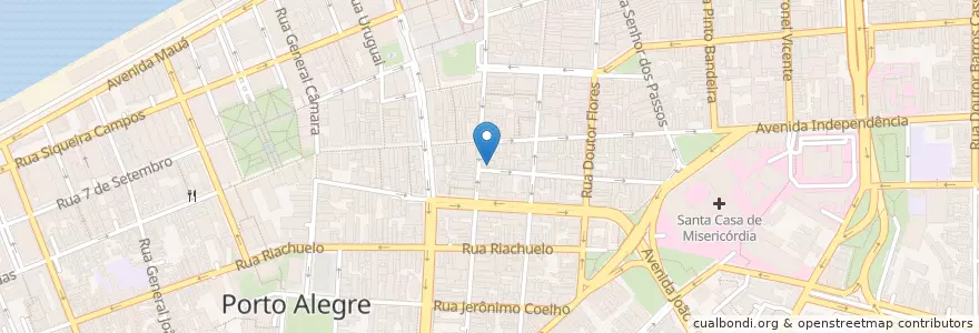 Mapa de ubicacion de Restaurante Pirirí en Brasil, Região Sul, Rio Grande Do Sul, Região Metropolitana De Porto Alegre, Região Geográfica Intermediária De Porto Alegre, Região Geográfica Imediata De Porto Alegre, Porto Alegre.
