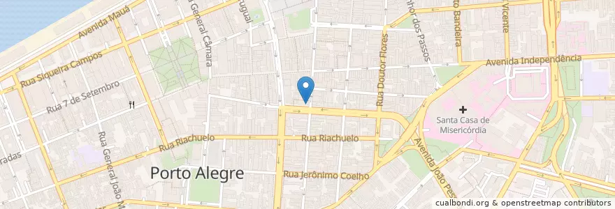 Mapa de ubicacion de Salgaditos en Brazil, Jižní Region, Rio Grande Do Sul, Região Metropolitana De Porto Alegre, Região Geográfica Intermediária De Porto Alegre, Região Geográfica Imediata De Porto Alegre, Porto Alegre.
