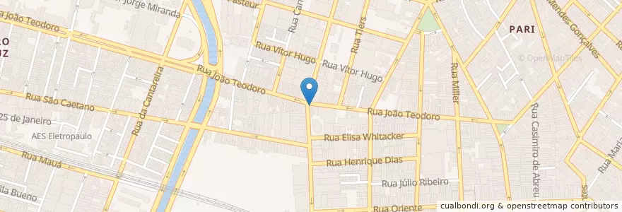 Mapa de ubicacion de Restaurante e Lanchonete Lopes II en Brazilië, Regio Zuidoost, São Paulo, Região Geográfica Intermediária De São Paulo, Região Metropolitana De São Paulo, Região Imediata De São Paulo, São Paulo.
