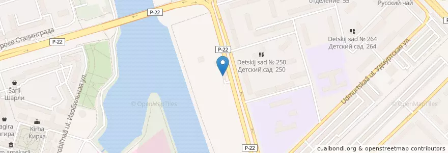 Mapa de ubicacion de АЗС Сервис-М en 俄罗斯/俄羅斯, 南部联邦管区, 伏尔加格勒州, Городской Округ Волгоград.
