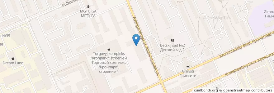 Mapa de ubicacion de Изотекс en Rusland, Centraal Federaal District, Moskou, Северный Административный Округ, Головинский Район.