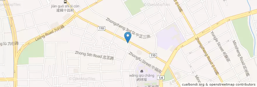 Mapa de ubicacion de 安泰商業銀行 en 타이완, 타오위안 시, 타오위안 구.
