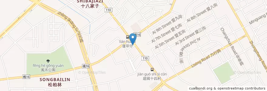 Mapa de ubicacion de 文安堂蔘藥行 en Taïwan, Taoyuan, District De Taoyuan.