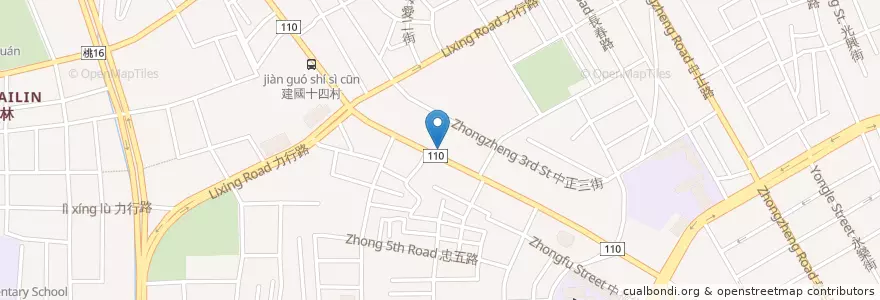 Mapa de ubicacion de 陳俊宏婦產科 en Taïwan, Taoyuan, District De Taoyuan.