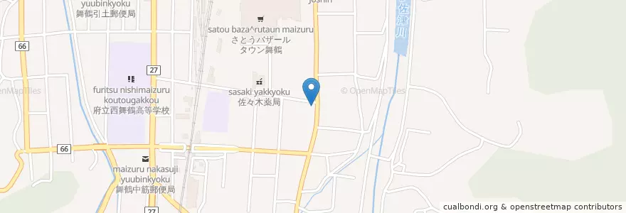 Mapa de ubicacion de いちご動物病院 en Japan, Präfektur Kyōto, 舞鶴市.