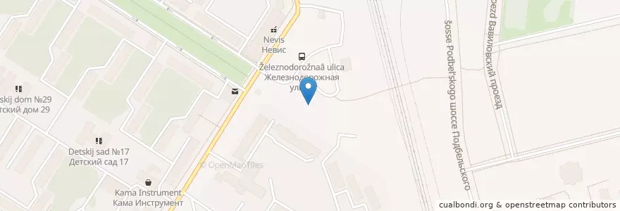 Mapa de ubicacion de Территория летнего рынка en Russland, Föderationskreis Nordwest, Oblast Leningrad, Sankt Petersburg, Пушкинский Район, Puschkin.